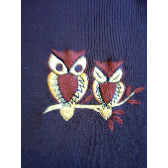 LeRoy Knitwear 100% Acrylic Taiwan brown V-neck long sleeved sweater L - Picture 5 of 5